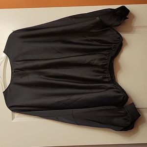 Cos balloon sleeve grey shirt